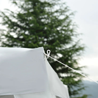 Faltpavillon 3x3m Pavillon Faltzelt Partyzelt Gartenzelt Popup Weiss