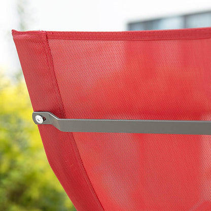 Gartenliege | Sonnenliege | Schaukelliege Rot | OGS47-R - Palo24