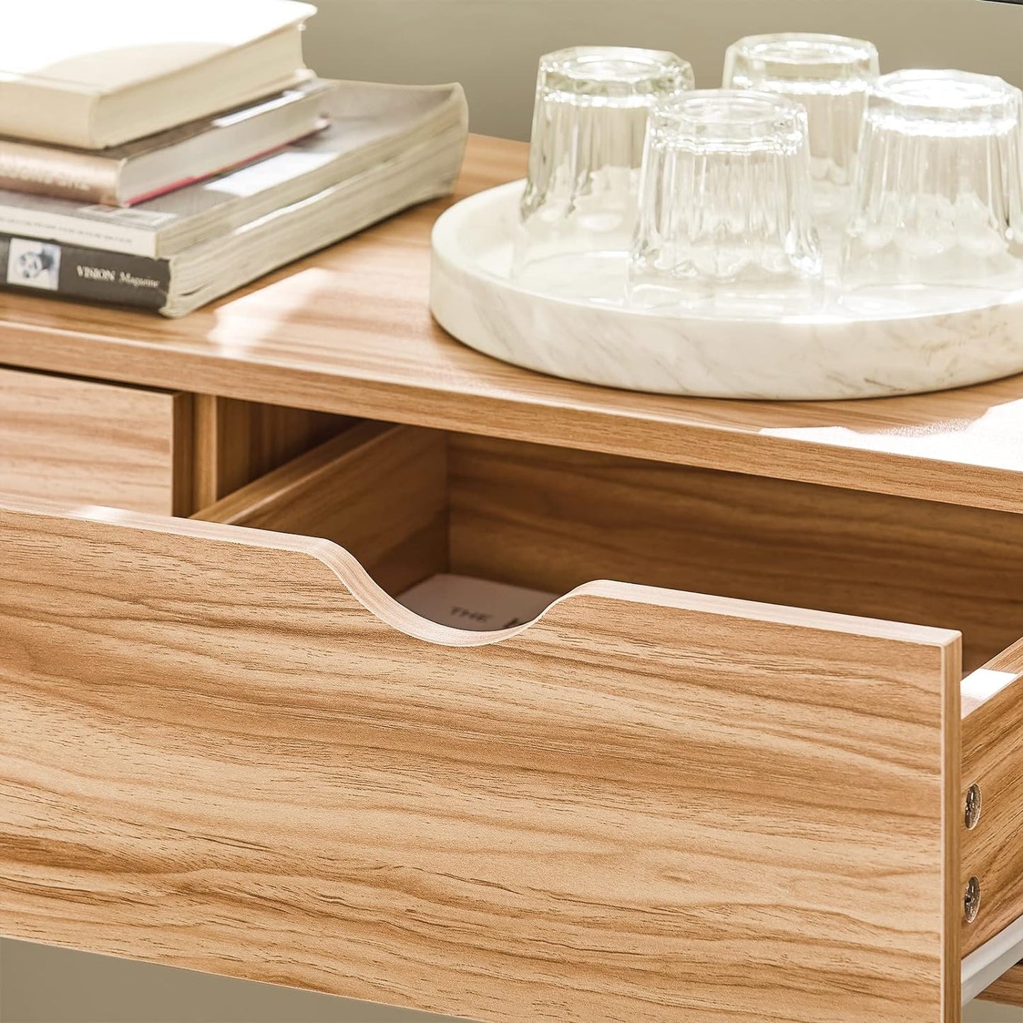 Beistelltisch | Sideboard | Flurtisch | Konsolentisch Natur | FSB54-N