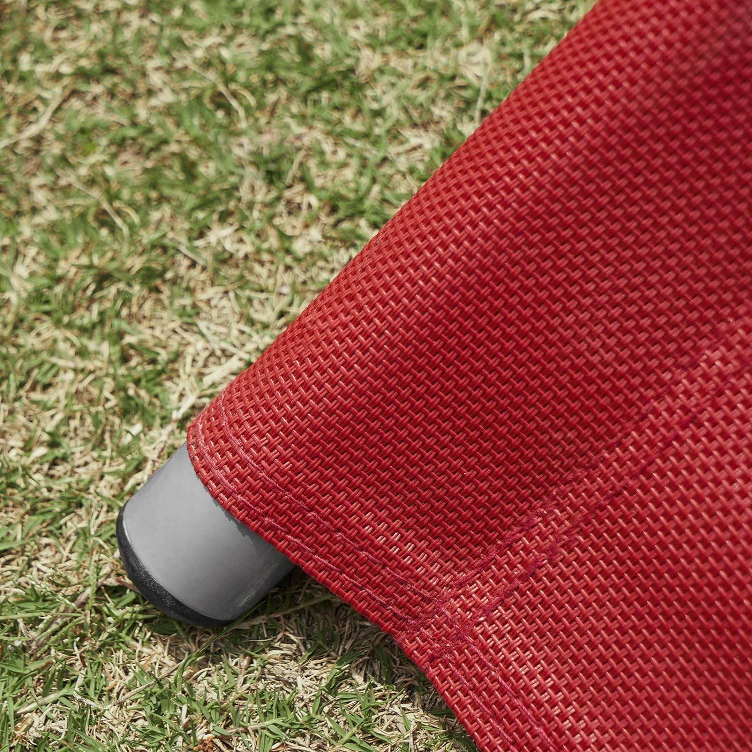 Gartenliege | Sonnenliege | Liegestuhl Rot | OGS38-R - Palo24