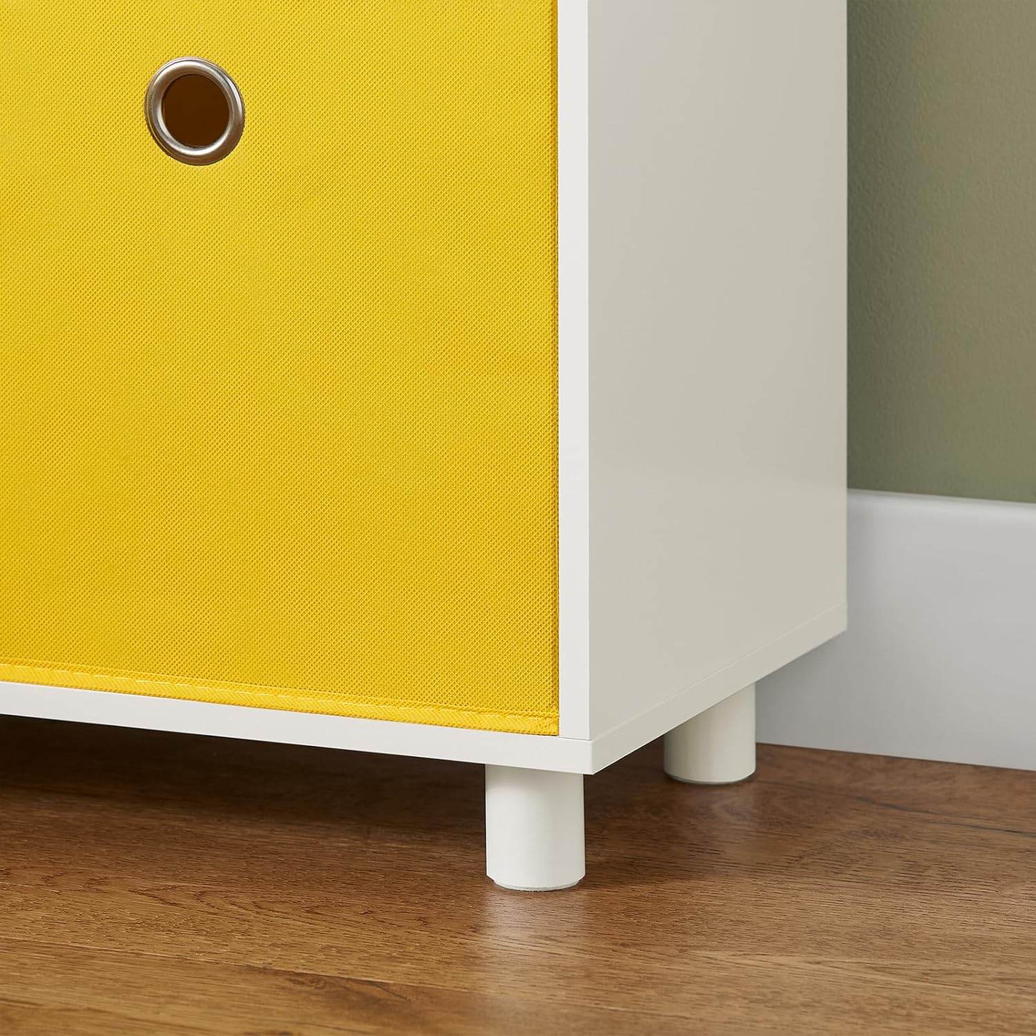 Kinderregal mit Boxen | Bücherregal | Spielzeugregal | Weiss KMB69-W - Palo24