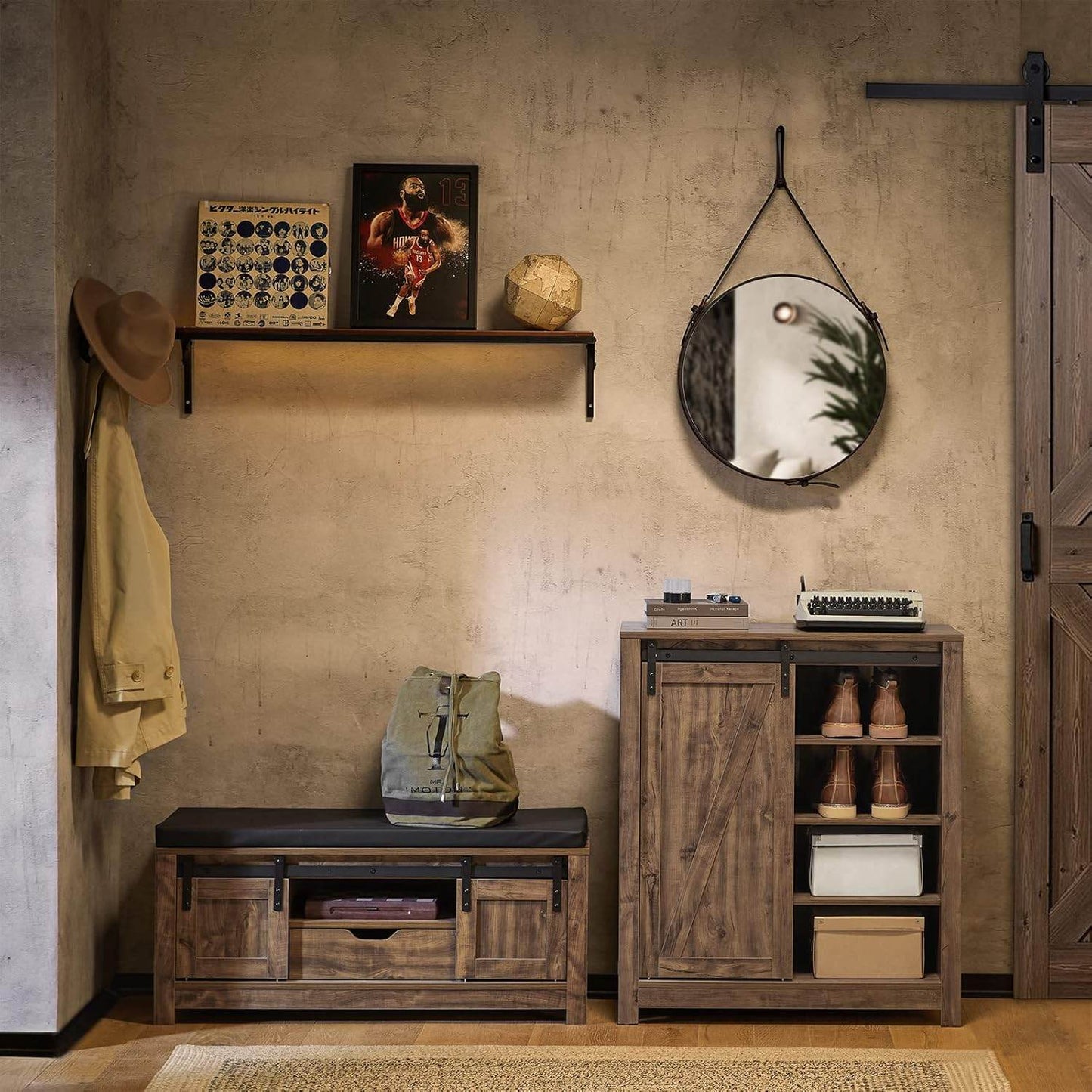 Sideboard mit Schiebetür | Kommode | Schuhschrank | Flurschrank | FSB59-N - Palo24