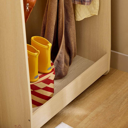 Kinderkleiderständer | Kleiderschrank Kinder | Kinderzimmer | Natur - Palo24