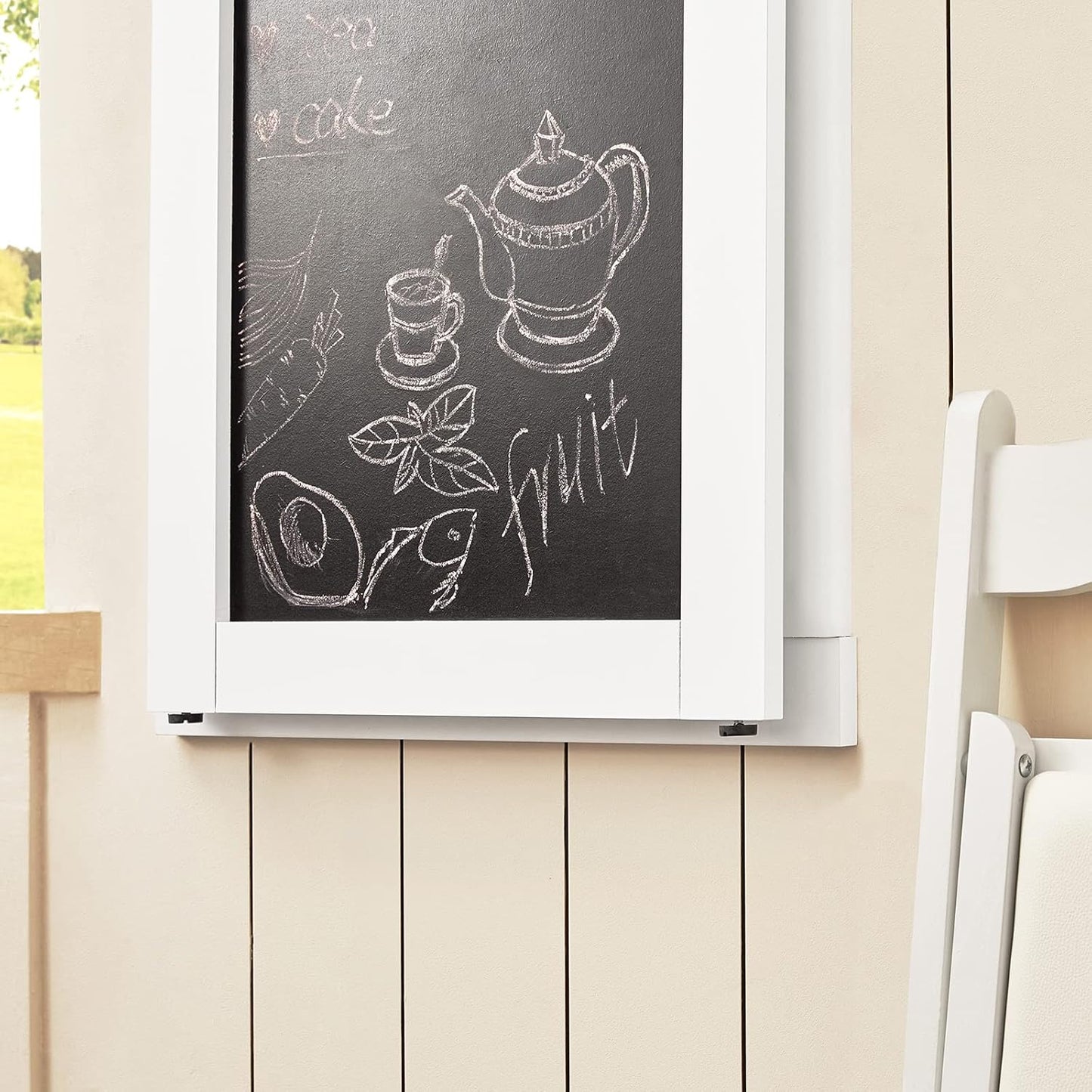 Wandtisch klappbar | Wandtisch mit Küchen Tafel | Klapptisch Weiss FWT20-W - Palo24