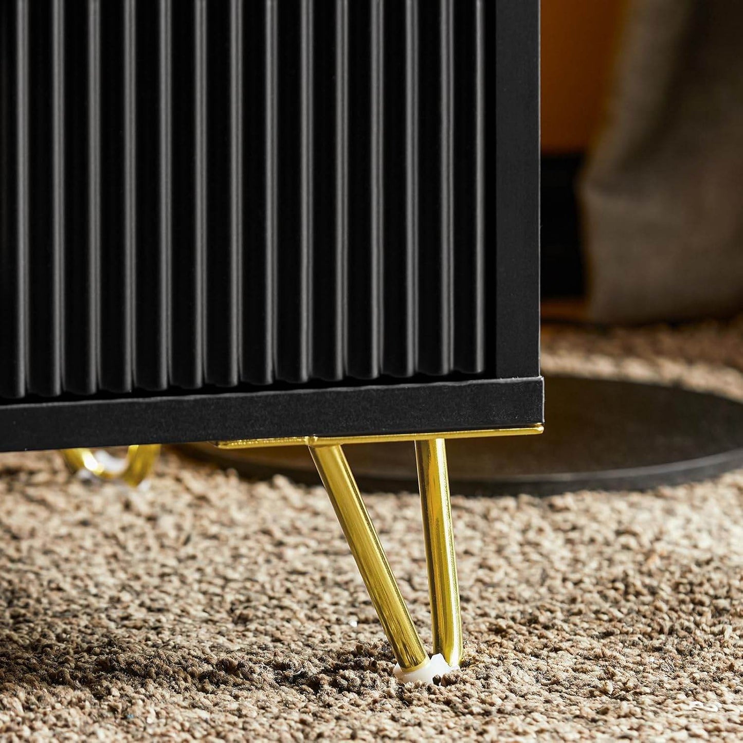 Nachttisch mit 2 Schubladen | Sofatisch | Beistelltisch | Schwarz - Palo24