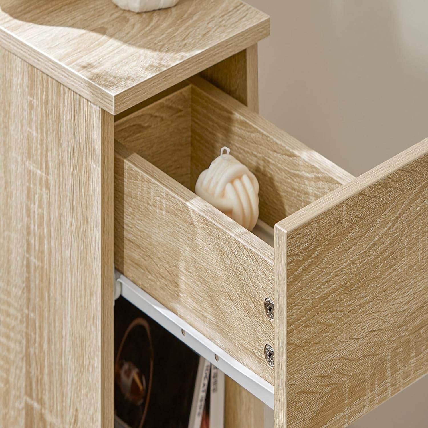 Nachttisch mit Schublade | Couchtisch | Sofatisch | Beistelltisch | FBT111-N - Palo24