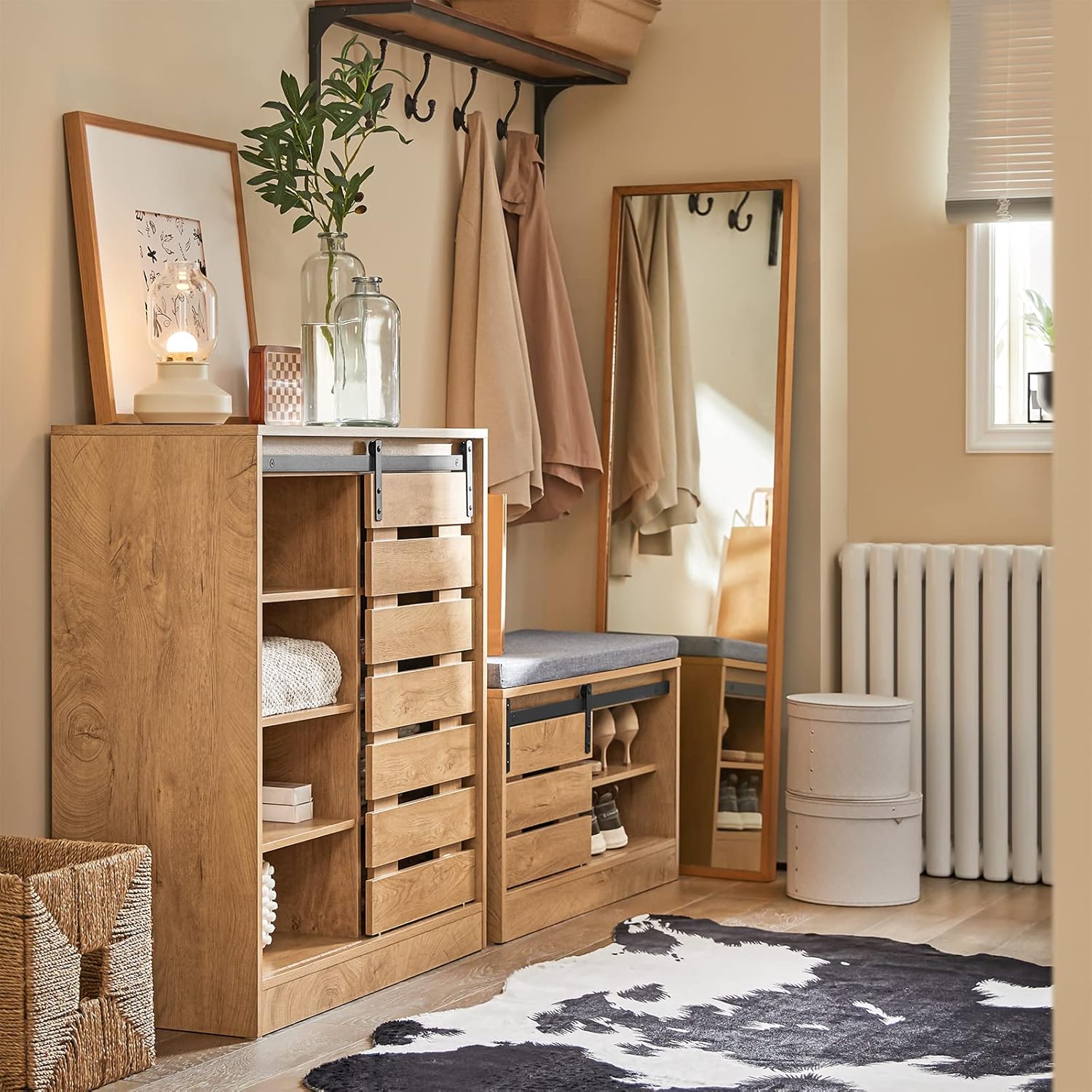 Sideboard Schiebetür | Kommode | Schuhschrank | Flurschrank | FSB65-N - Palo24