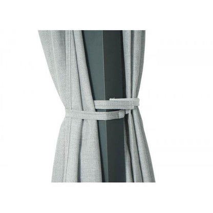 Lounge-Gartenliege XL Sonnenliege Bali-Liege Doppelliege Outdoor-Bett, 10cm-Polster aus Olefin Alu ~ grau - Palo24