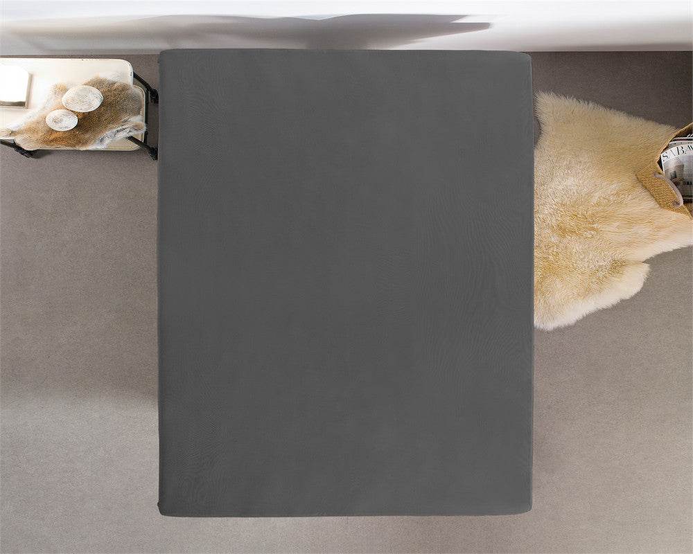 Einzel Jersey 135 gr. Spannbettlaken Anthrazit 160/180 x 200 cm - Palo24