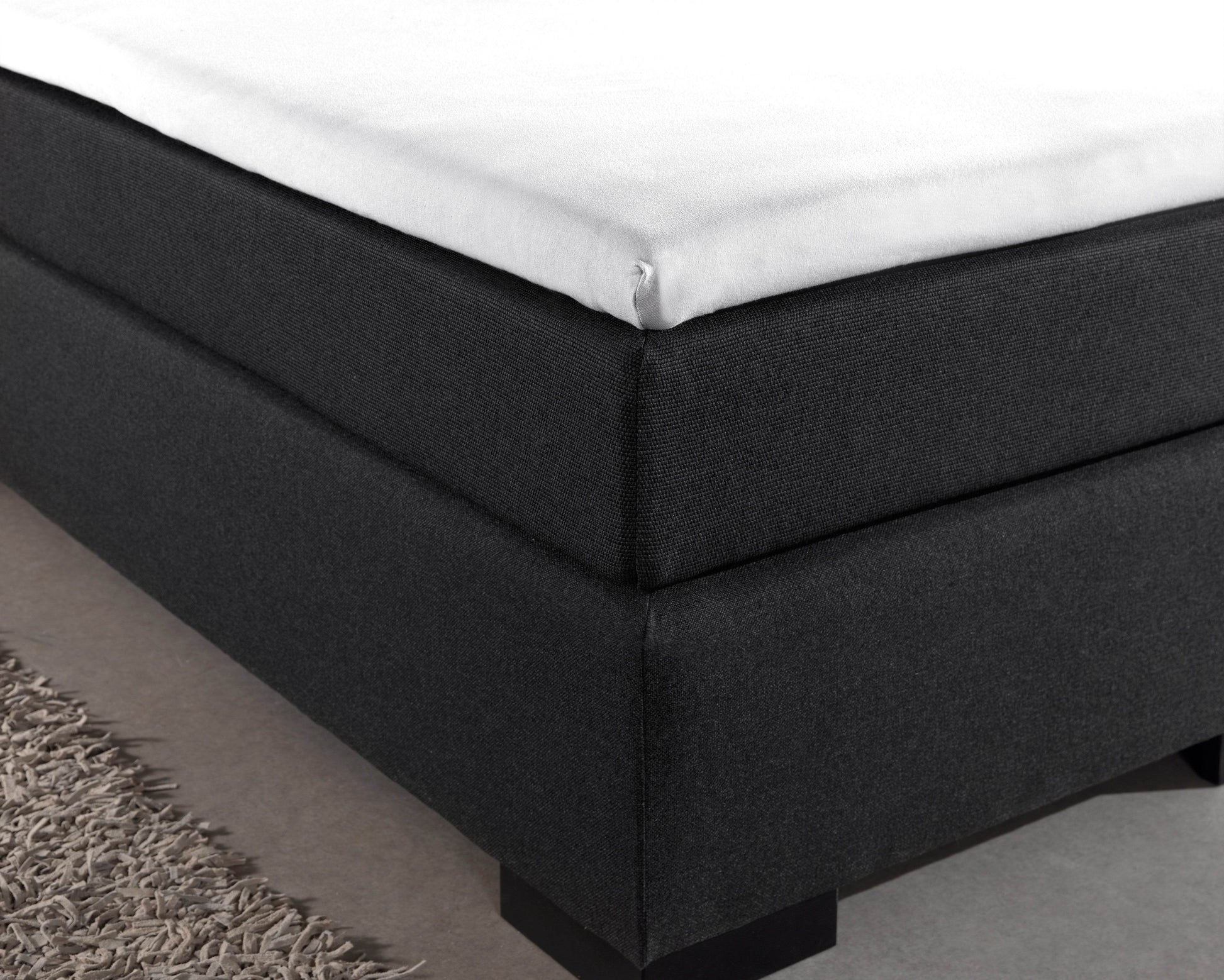 Jersey Topper Spannbettlaken Weiss 70/80/90 x 200/220 cm - Palo24