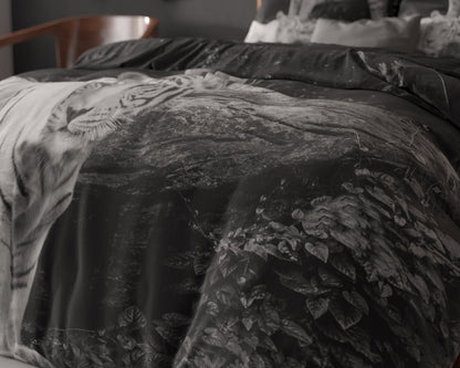 Bettbezug Tigers Grau 135 x 200/220 cm