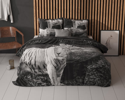 Bettbezug Tigers Grau 140 x 220 cm