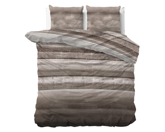 Copripiumino Flanel Marcus Taupe 200 x 220 cm