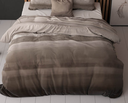 Bettbezug Marcus Taupe 240 x 220 cm - Palo24