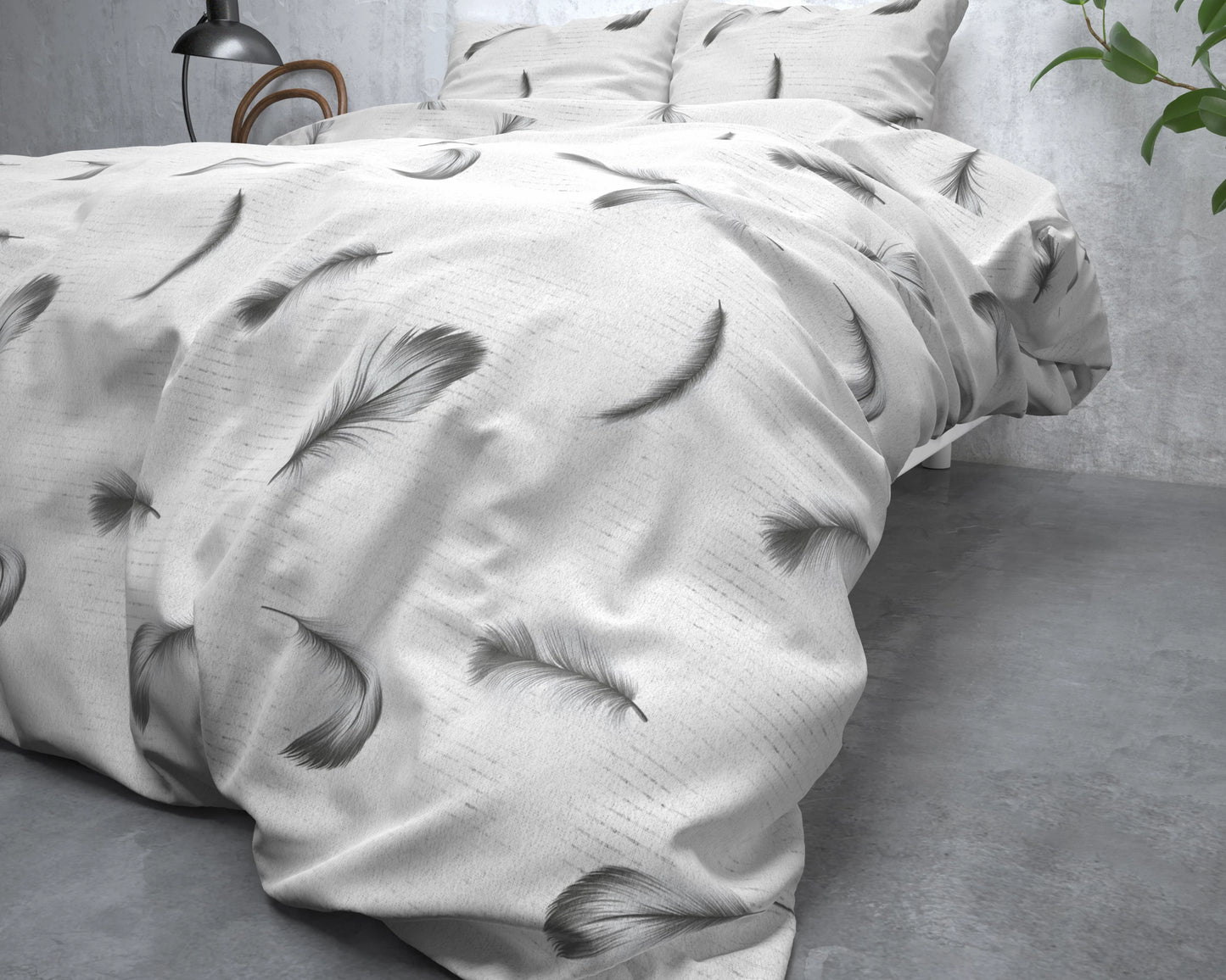 Uni Bettbezug 240x200/220 cm Weiss