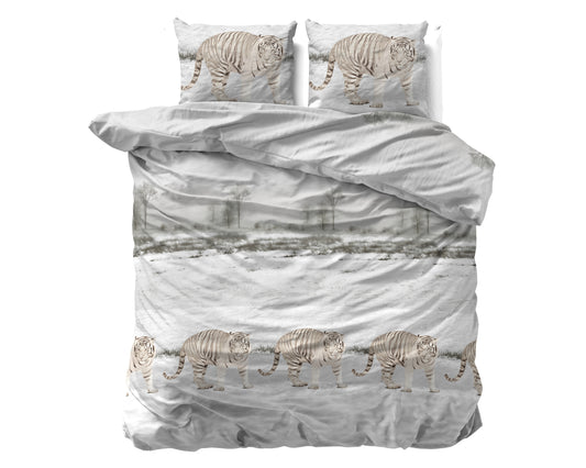 Copripiumino FL Winter Tiger Bianco 240 x 220 cm 