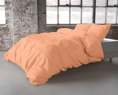 Bettbezug Satin Point Pastel Orange 240 x 220 cm