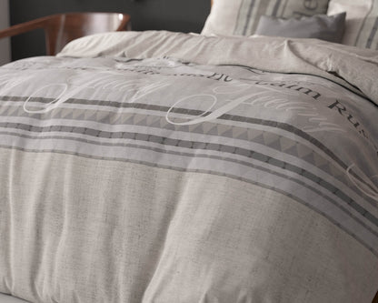 Bettbezug Residence Grau 140x220 cm - Palo24