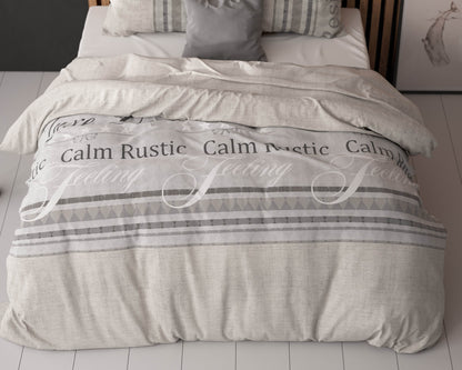 Bettbezug Residence Grau 140x220 cm - Palo24