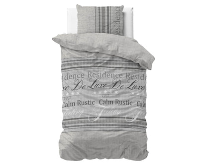 Bettbezug Residence Grau 140x220 cm - Palo24