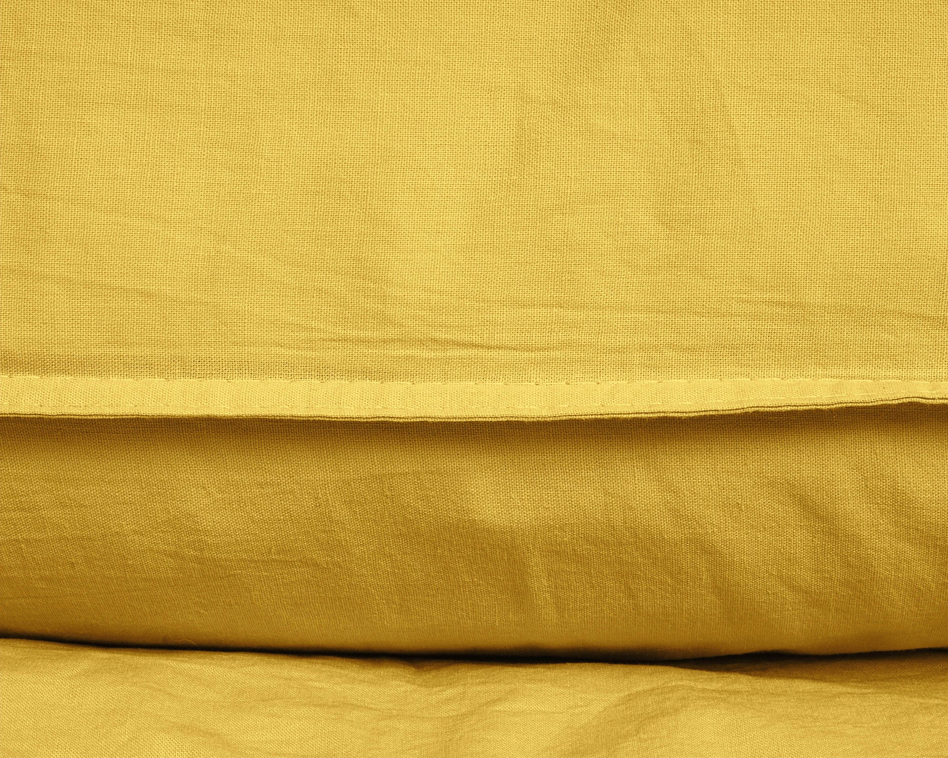 Bettbezug Stone Washed Mosterd 135 x 200 cm - Palo24