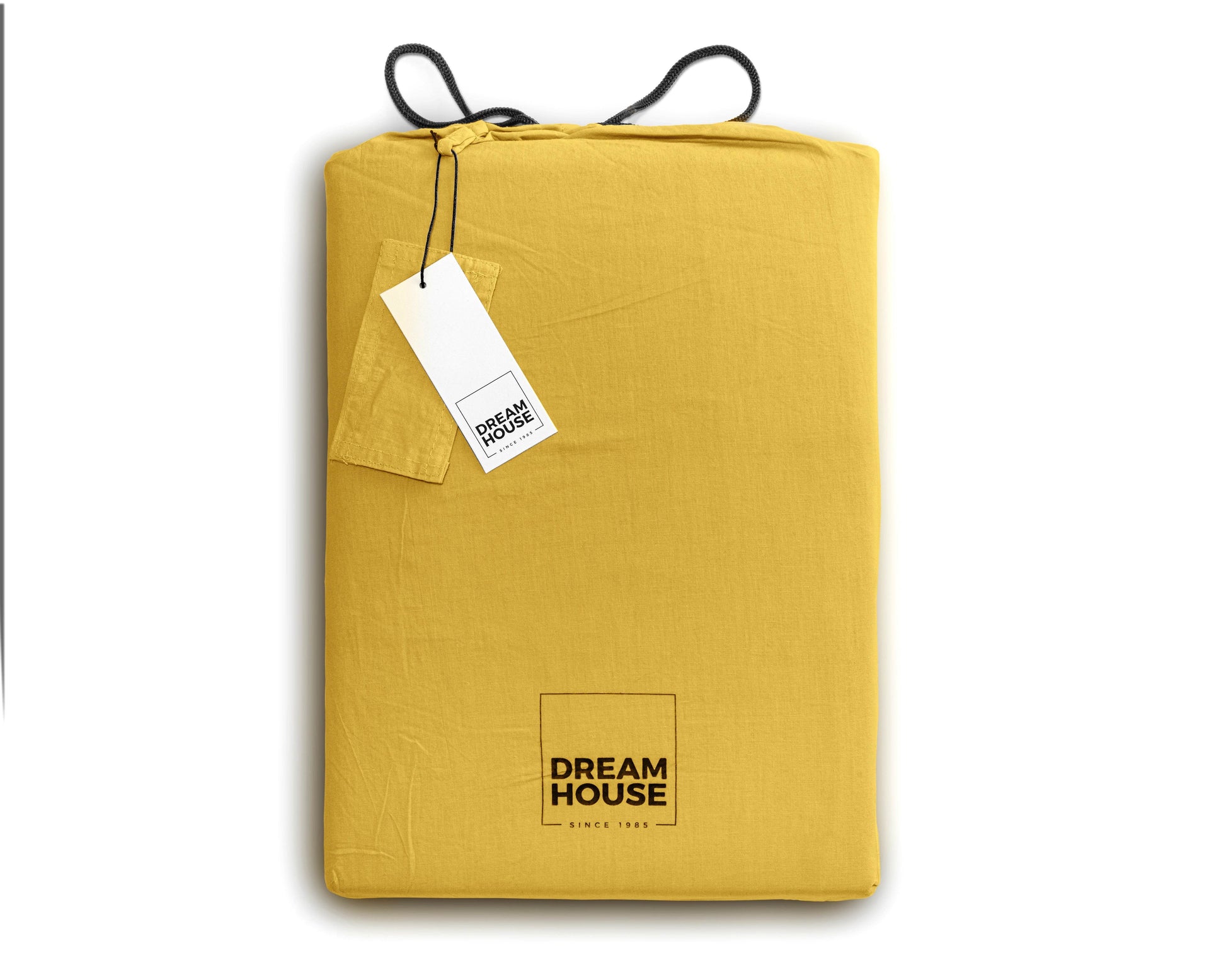 Bettbezug Stone washed Mustard 140 x 220 cm - Palo24