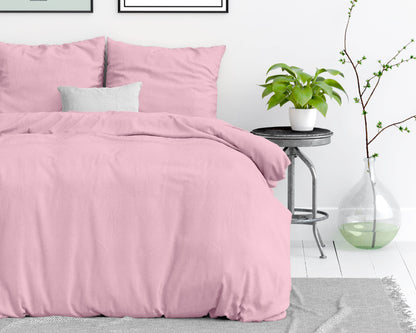 Bettbezug Stone washed Pink 140 x 220 cm - Palo24