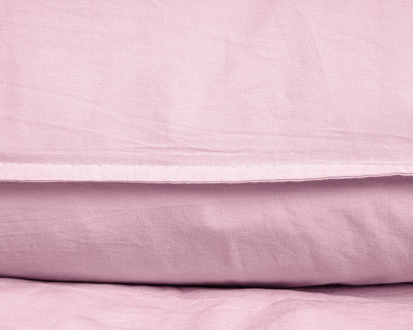 Bettbezug Stone Washed rosa 135 x 200 cm - Palo24