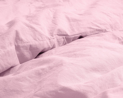 Bettbezug Stone washed Pink 200 x 220 cm - Palo24