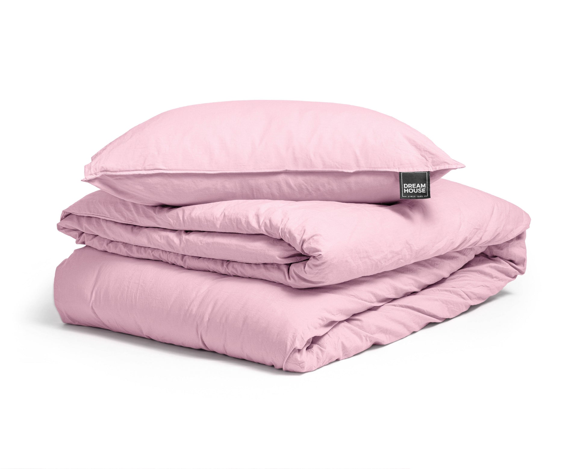 Bettbezug Stone washed Pink 140 x 220 cm - Palo24