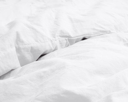 Bettbezug Stone washed White 240 x 220 cm - Palo24