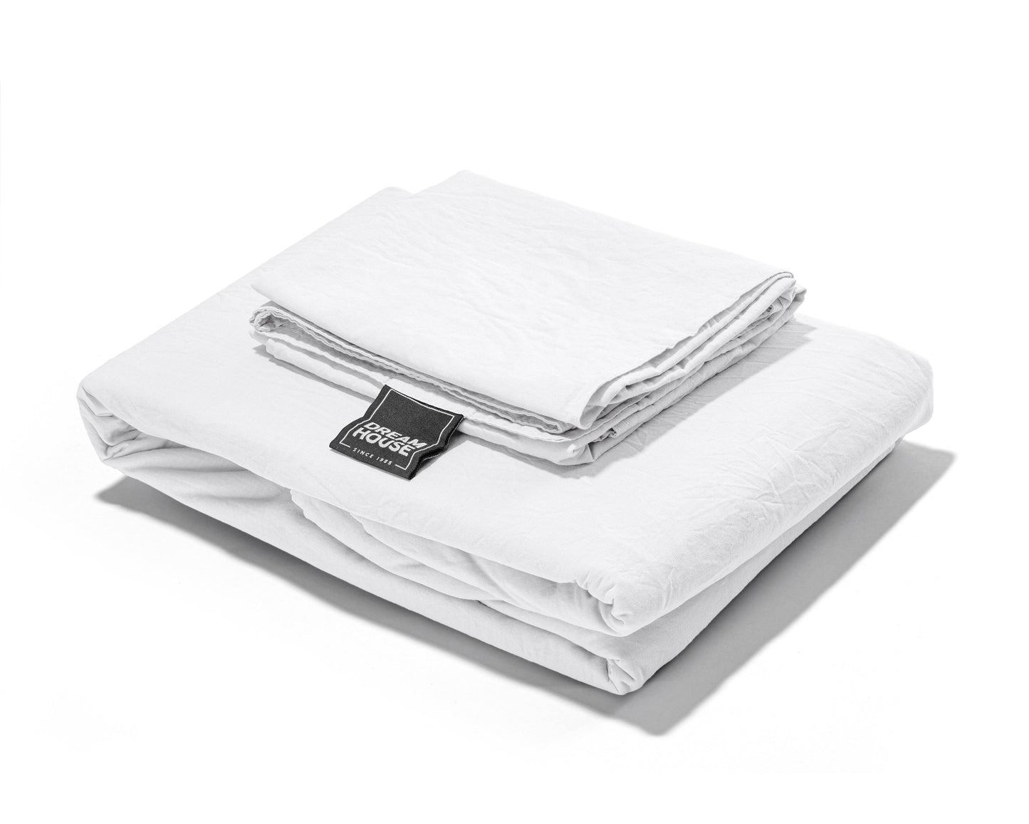 Bettbezug Stone washed White 140 x 220 cm - Palo24