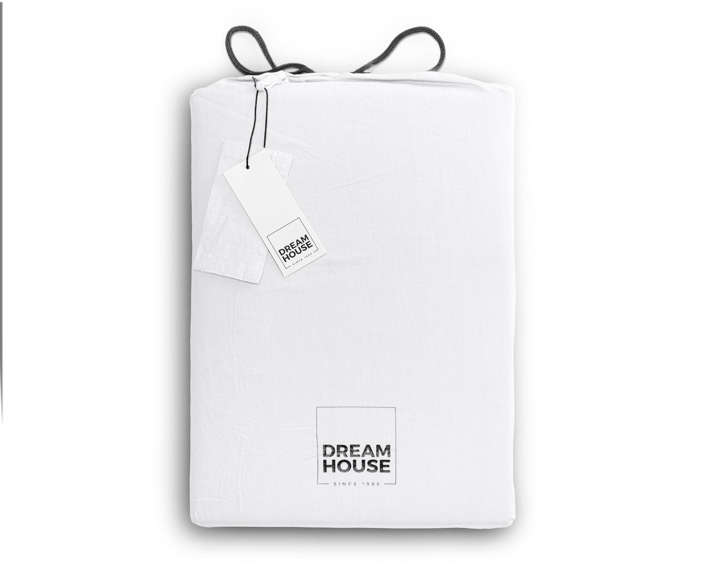 Bettbezug Stone washed White 140 x 220 cm - Palo24