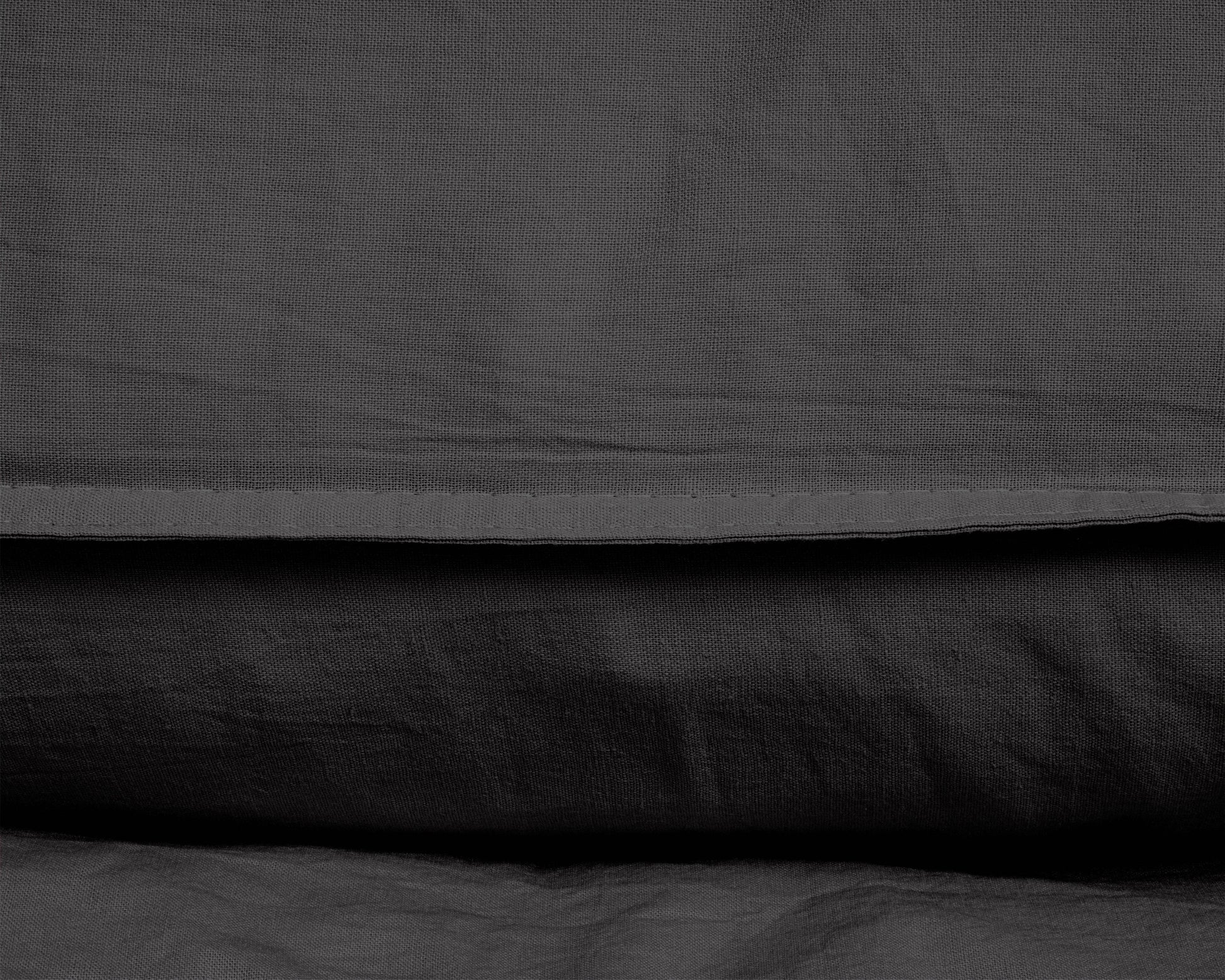 Bettbezug Stone washed Anthrazit 200 x 220 cm - Palo24