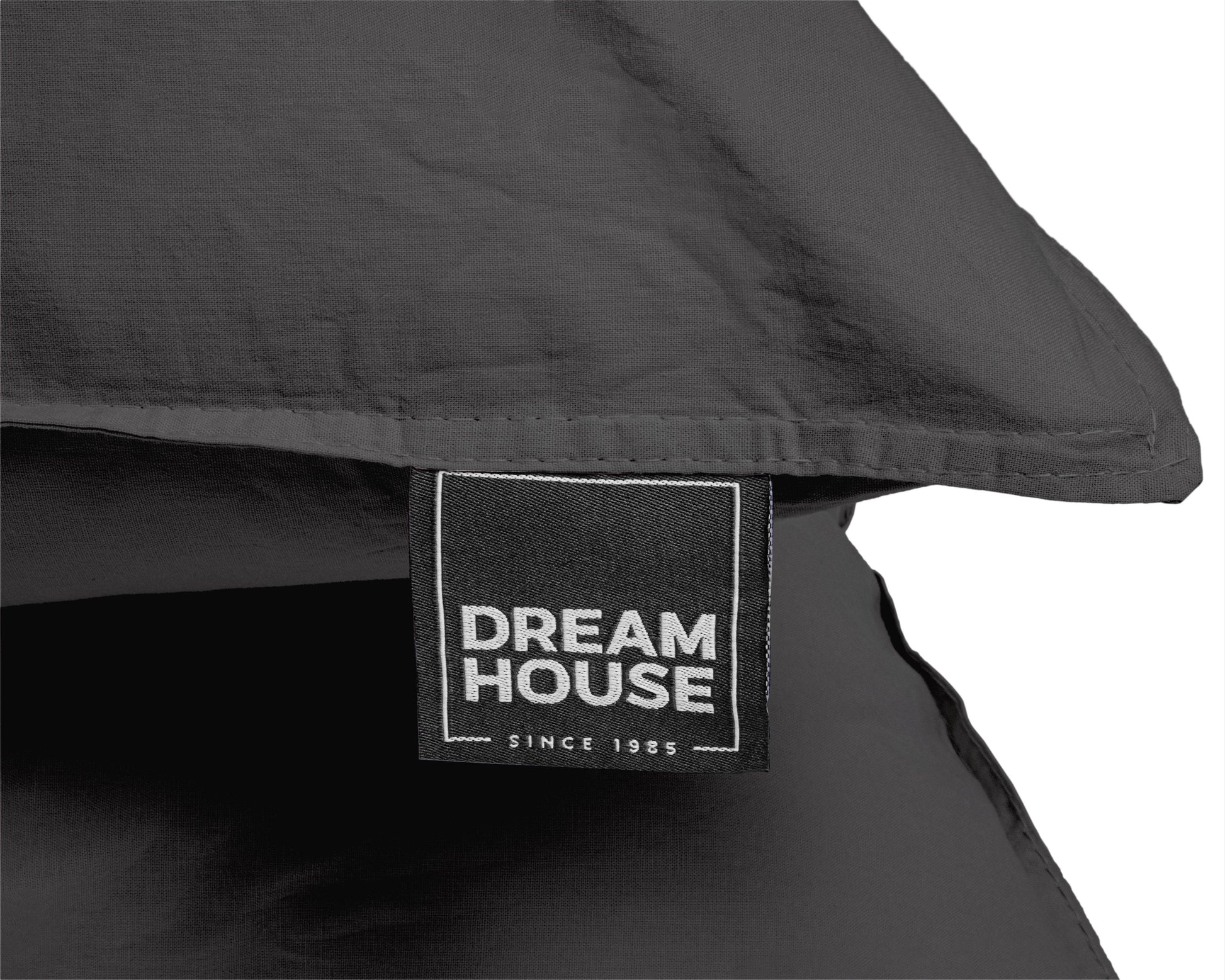 Bettbezug Stone washed Anthrazit 200 x 220 cm - Palo24