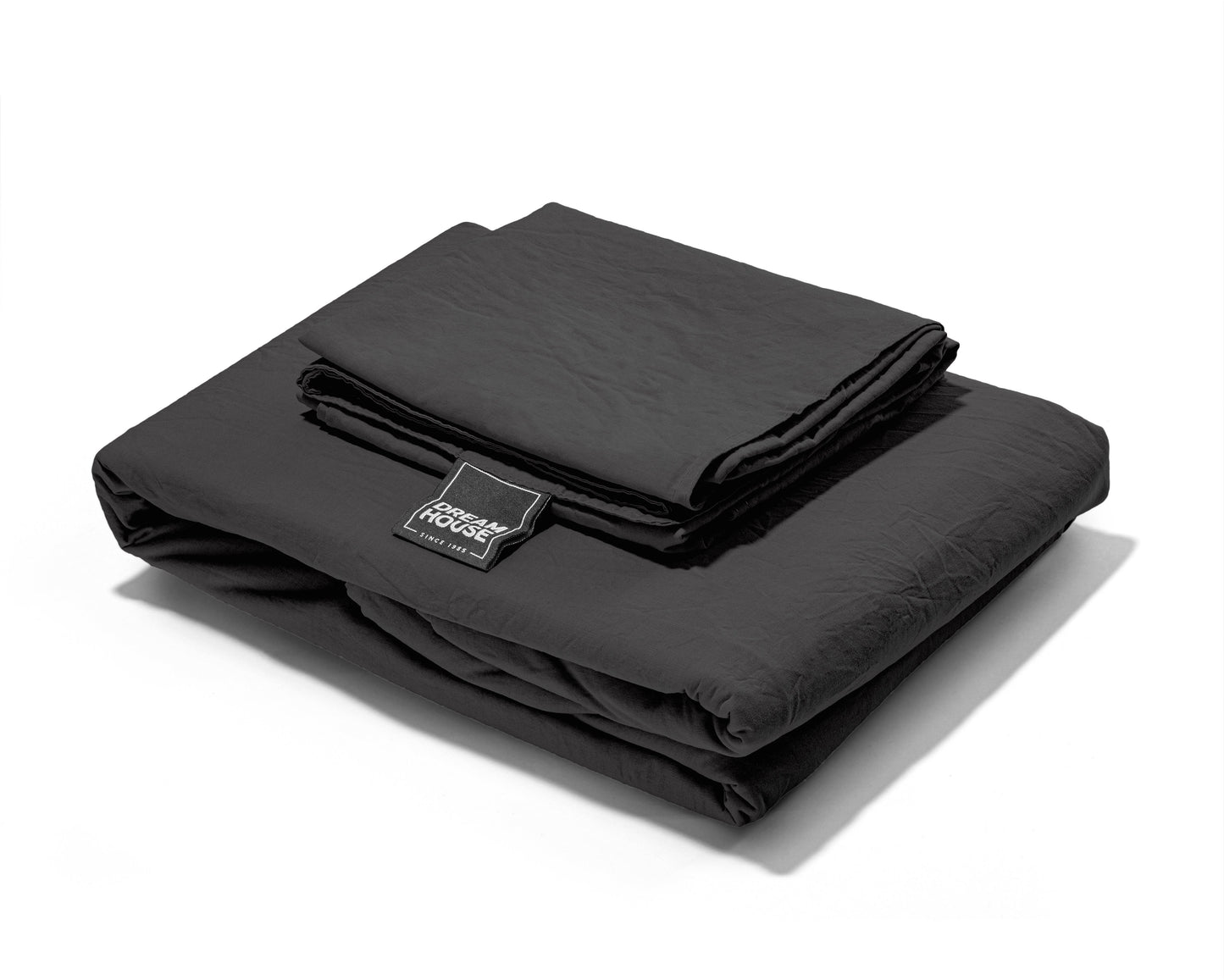 Bettbezug Stone washed Anthrazit 200 x 220 cm - Palo24