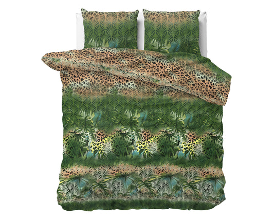 Bettbezug Trendy Jungle Grün 240 x 220 cm