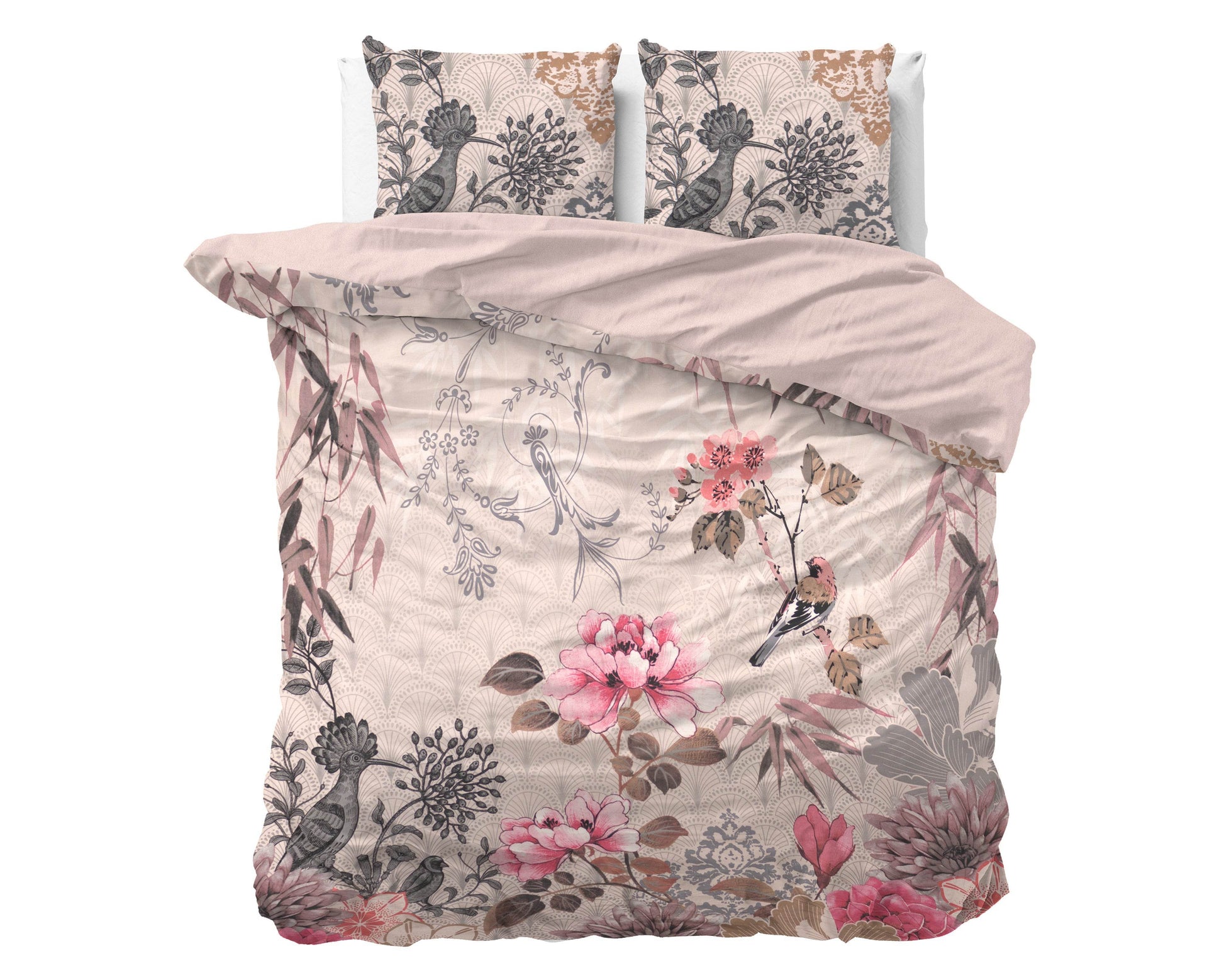 Bettbezug WILD FL Forest Charm Taupe 200 x 220 cm - Palo24