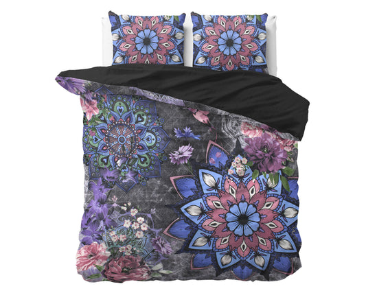 Bettbezug WILD FL Ambrosa Anthrazit 200 x 220 cm - Palo24