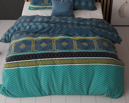 Bettbezug ST Xavier Grün 140x220 cm - Palo24