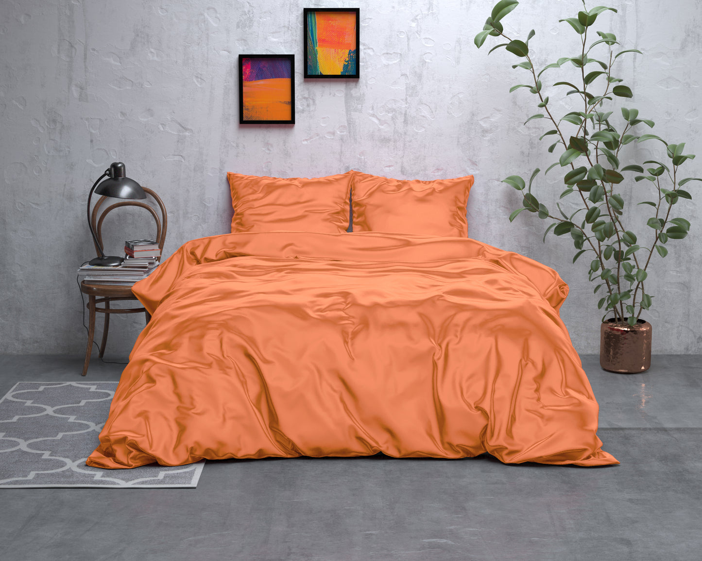 Bettbezug Beauty Skin Care Pastel Orange 140 x 220 cm