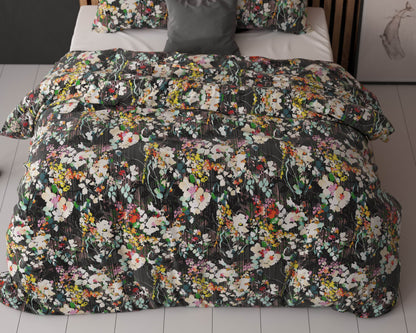 Bettbezug Jolisa 2 Schwarz 140x220 cm - Palo24