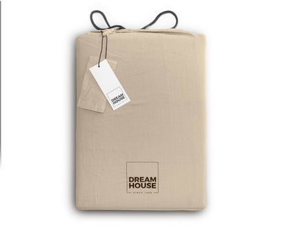 Bettbezug Stone washed Sand 200 x 220 cm - Palo24