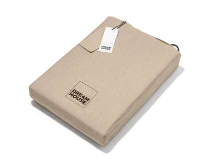 Bettbezug Stone Washed Sand 135 x 200 cm - Palo24