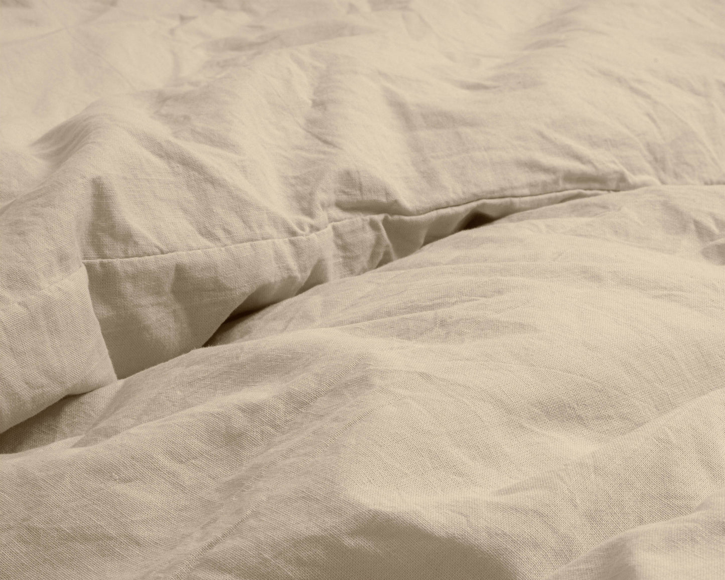 Bettbezug Stone washed Sand 140 x 220 cm - Palo24