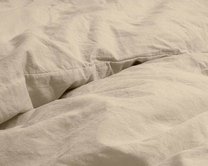 Bettbezug Stone washed Sand 240 x 220 cm - Palo24