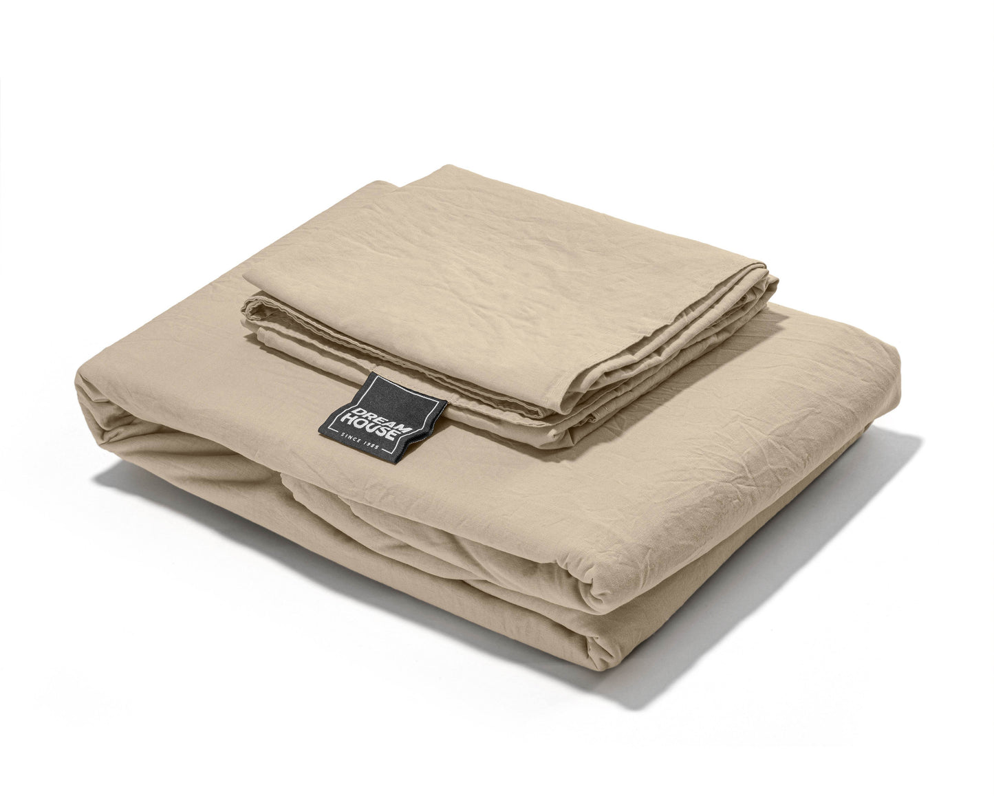 Bettbezug Stone washed Sand 200 x 220 cm - Palo24