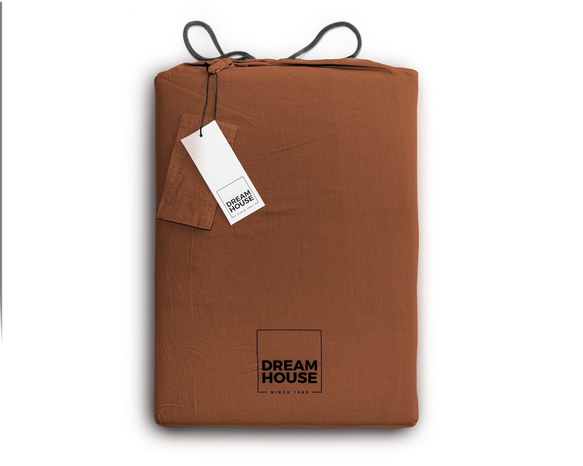 Bettbezug Stone washed Brown 200 x 220 cm - Palo24