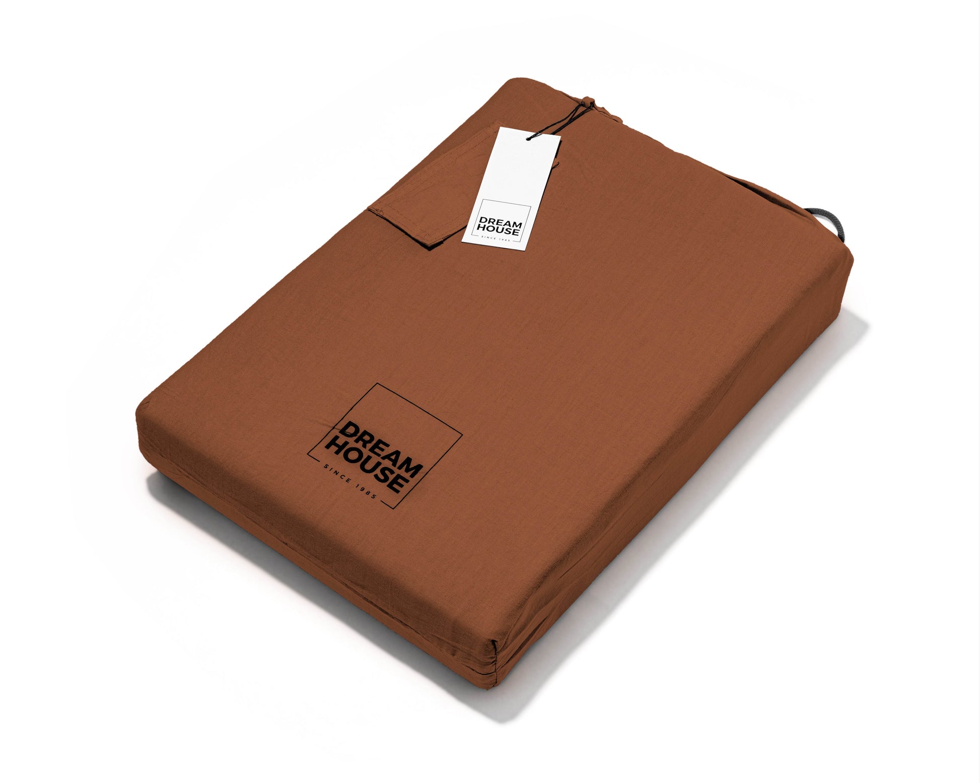 Bettbezug Stone washed Brown 200 x 220 cm - Palo24