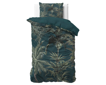 Bettbezug Iris Grün 140 x 220 cm - Palo24